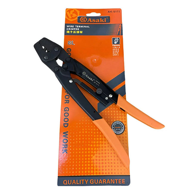 0.5-6mm2 Kìm bấm cos 6L Asaki AK-9110