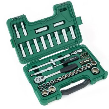 1/2″ Bộ khẩu 58 chi tiết hệ mét Sata 09007