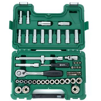 1/2″ Bộ khẩu 58 chi tiết hệ mét Sata 09007