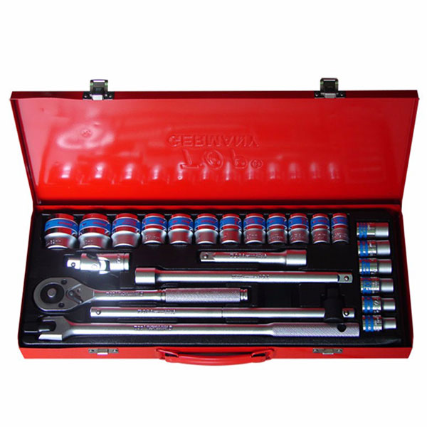 1/2″ Bộ tuýp 24 cái hệ mét TOP KW-S424D-1