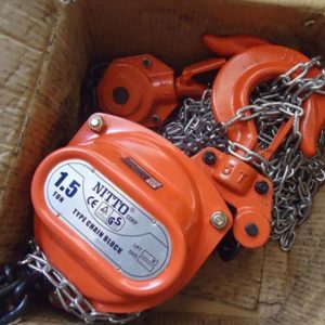 1.5 tấn Pa lăng xích kéo tay 3 mét Nitto 15VP5