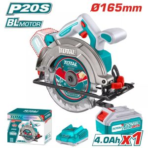 165mm Máy cưa đĩa dùng pin 20V Total TSLI16521 (1 Pin 4.0Ah, 1 Sạc)
