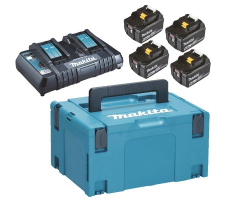 Bộ sạc và 4 pin Makpac Makita 197626-8 (18V 5.0Ah)