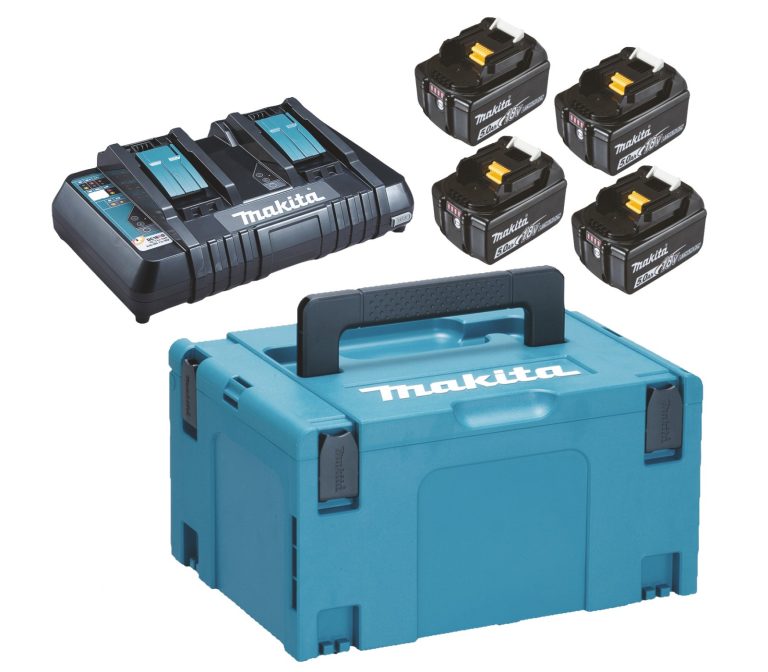 Bộ sạc và 4 pin Makpac Makita 197626-8 (18V 5.0Ah)