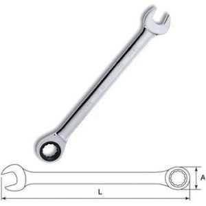 Cờ lê vòng miệng tự động Sata 43217 (27mm)
