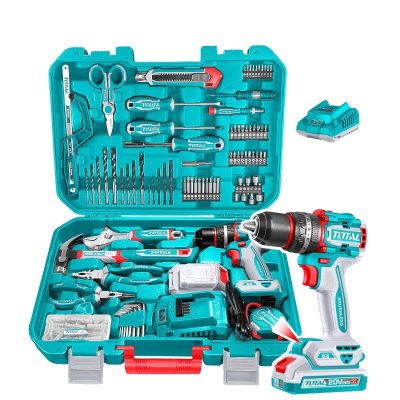 Bộ máy khoan động lực dùng pin 20V Total THKTHP11652 (165 món phụ kiện)