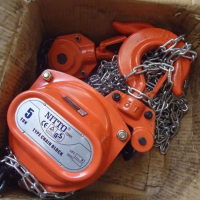 5 tấn Pa lăng xích kéo tay 5 mét Nitto 50VP5