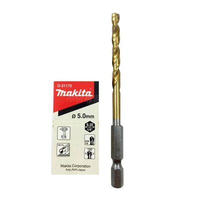5x106mm Mũi khoan sắt chuôi lục giác Makita D-31170