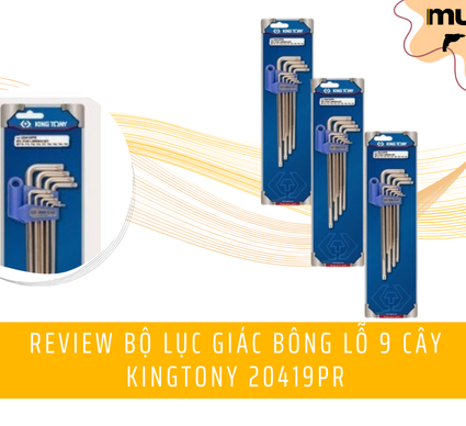 Bộ lục giác bông lỗ 9 cây Kingtony 20419PR