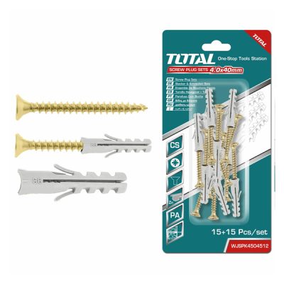 Bộ 10 tắc kê và vít ST5.0x50mm Total WJSPK5005512
