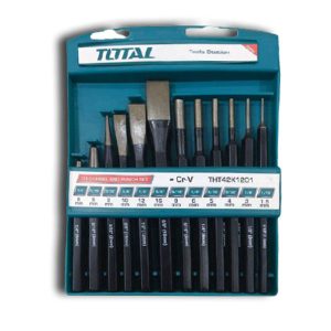 Bộ 12 đục tròn và dẹp – 12/T Total THT42K1201