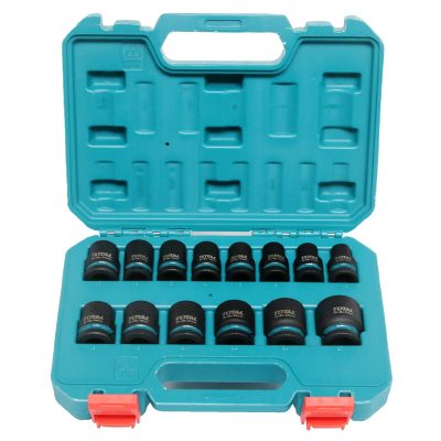 Bộ 14 đầu tuýp 1/2"DR Total THISTD12141 (10-27mm)