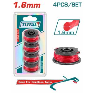 Bộ 4 cuộn dây cước cắt cỏ 1.6mm Total TALS1602