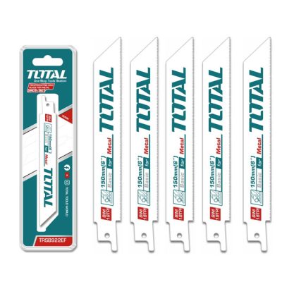 Bộ 5 lưỡi cưa kiếm 150mm cắt kim loại Total TRSB922EF