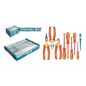 Bộ 9 công cụ cầm tay cách điện Total THKTV02H091