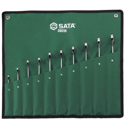 Bộ cờ lê hai đầu miệng 10 chi tiết Sata 08010
