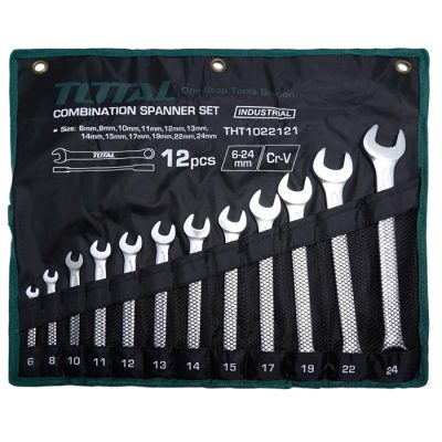 Bộ cờ lê vòng miệng 12 chi tiết Total THT1022121 6-24mm