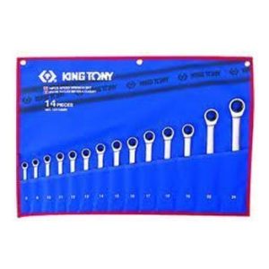 Bộ cờ lê vòng miệng 14 cái hệ mét Kingtony 12114MR 8-24mm