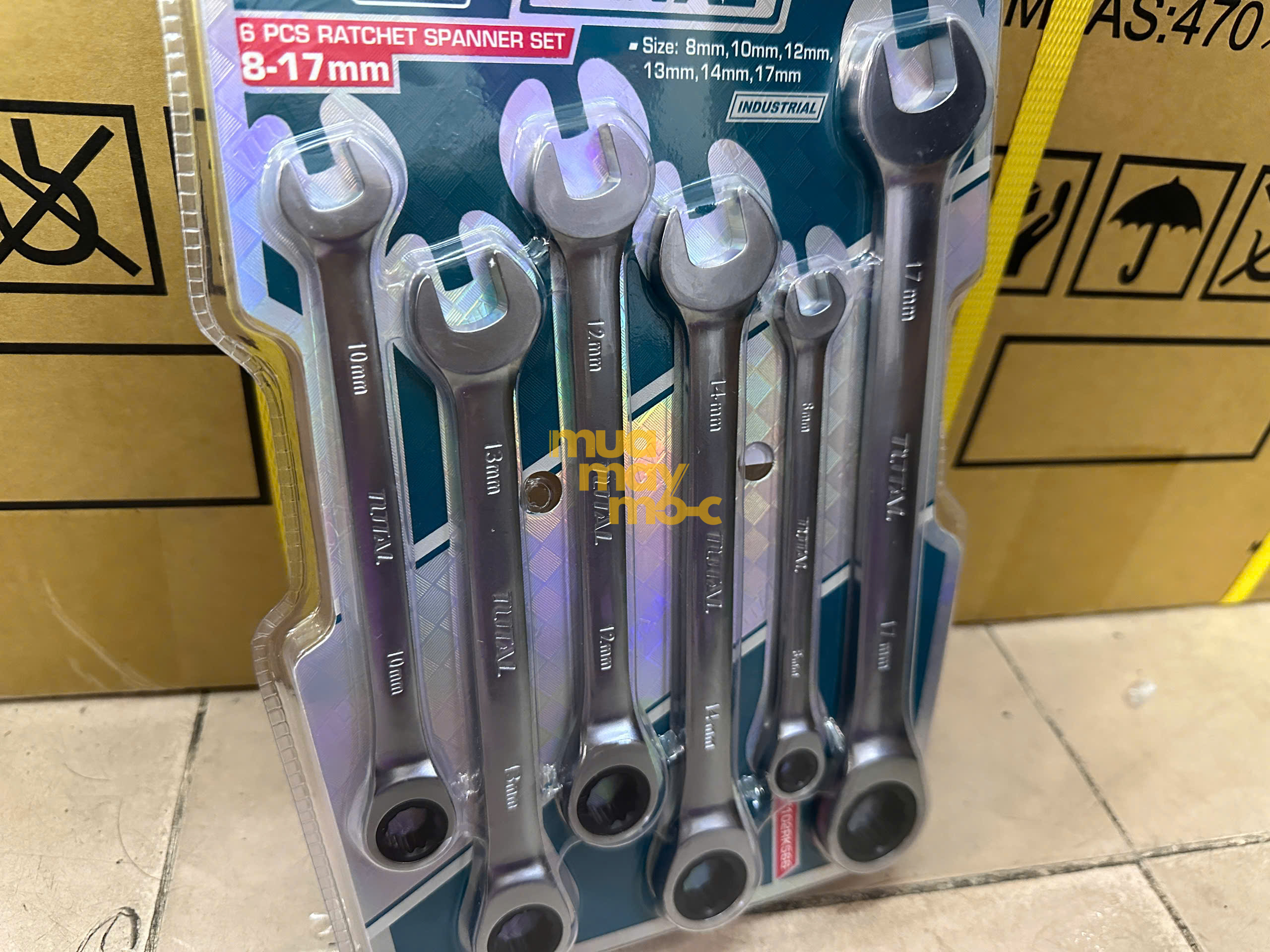 Chi tiết đầu tự động cờ lê Total