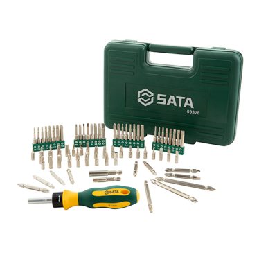 Bộ đầu tuýp 80 chi tiết cần tự động Sata 09326