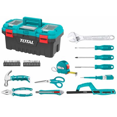 Bộ đồ nghề 32 chi tiết (thùng nhựa) Total THKTHP20326