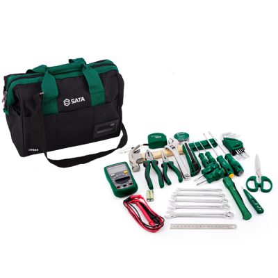 Bộ dụng cụ bảo trì cho thợ điện 32 chi tiết SATA 09556