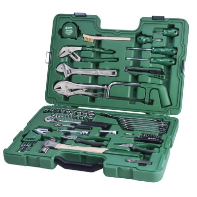 Bộ dụng cụ sửa chữa cơ khí 76 chi tiết SATA 09517