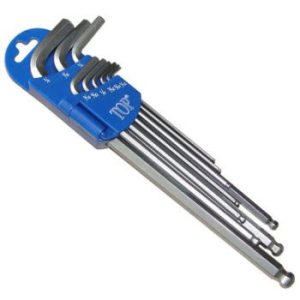 Bộ lục giác 9 cây hệ Inch TOP TW-21009B-WM