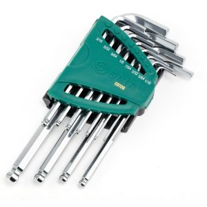 Bộ lục giác bi loại 12 chi tiết hệ inch Sata 09106