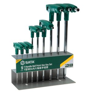 Bộ lục giác chữ T đầu bi SATA 09117 2-10mm