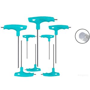 Bộ lục giác chữ T thẳng 8 chi tiết 2-10mm Total THHW80816