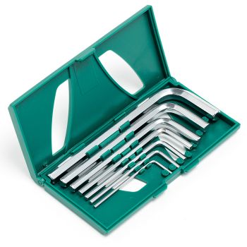Bộ lục giác đầu bi ngắn 7 chi tiết SATA 09127