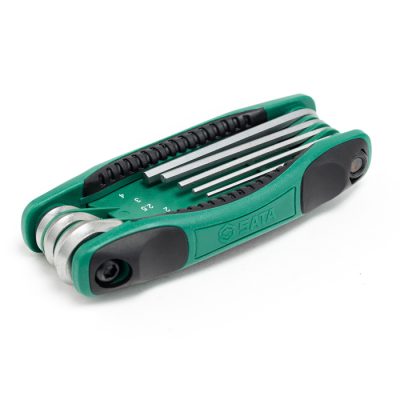 Bộ lục giác gập 8 chi tiết Sata 09121