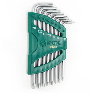 Bộ lục giác sao loại dài 8 chi tiết Sata 09701