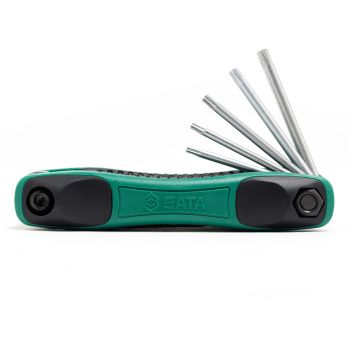 Bộ lục giác sao loại gập 8 chi tiết Sata 09123