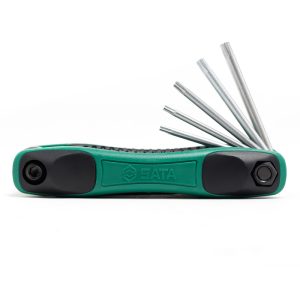 Bộ lục giác sao loại gập 8 chi tiết Sata 09123