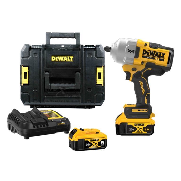 Bộ Máy Vặn Bu Lông Dùng Pin 20V Dewalt DCF961P2T (2 Pin 5.0Ah & Sạc)