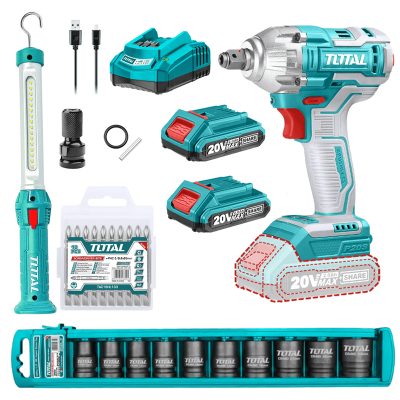 Máy Vặn Bulong Pin 20V Total TOSLI231004 – Giải Pháp Siết Mở Bulong Hiệu Quả Cho Thợ Cơ Khí