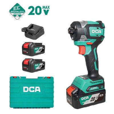 Bộ Máy Vặn Vít Dùng Pin 20V DCA ADPL208EM (2 Pin 4.0Ah & Sạc)