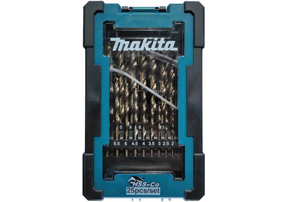 Bộ mũi khoan Inox HSS-CO (25 mũi) Makita D-67577