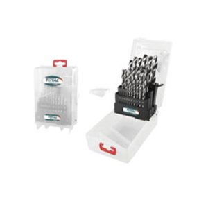 Bộ mũi khoan kim loại HSS 25 chi tiết Total TACSD0251