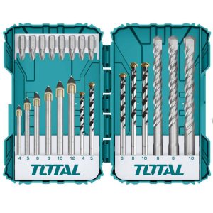 Bộ mũi khoan và mũi bắt vít đa năng 22 chi tiết Total TACSDL12201