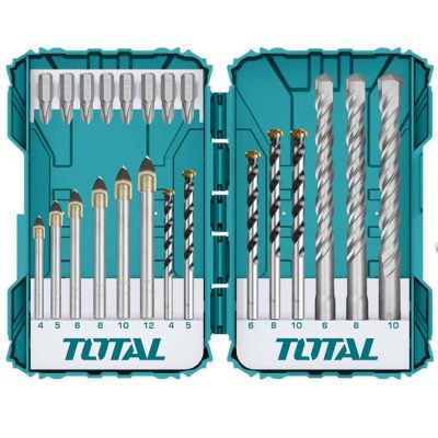Bộ mũi khoan và mũi bắt vít đa năng 22 chi tiết Total TACSDL12201