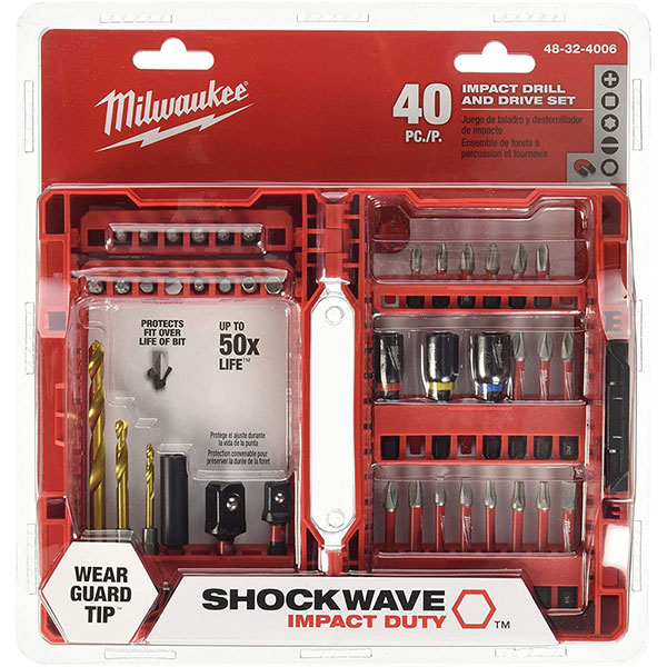 Bộ mũi khoan và vặn vít đa năng 40 chiếc Milwaukee 48-32-4006