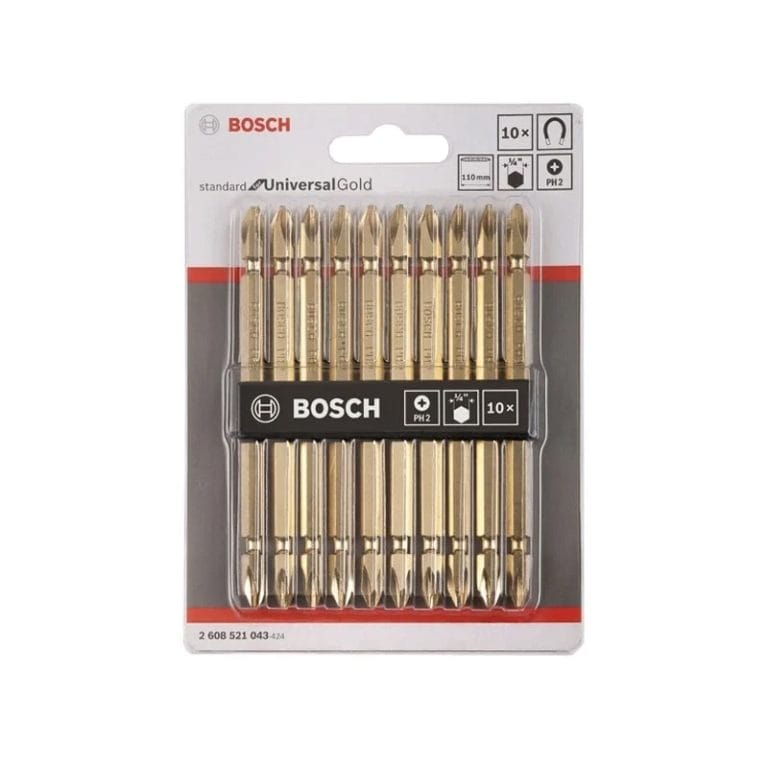 Bộ mũi vặn vít 10 cây PH2x110mm Bosch 2608521043