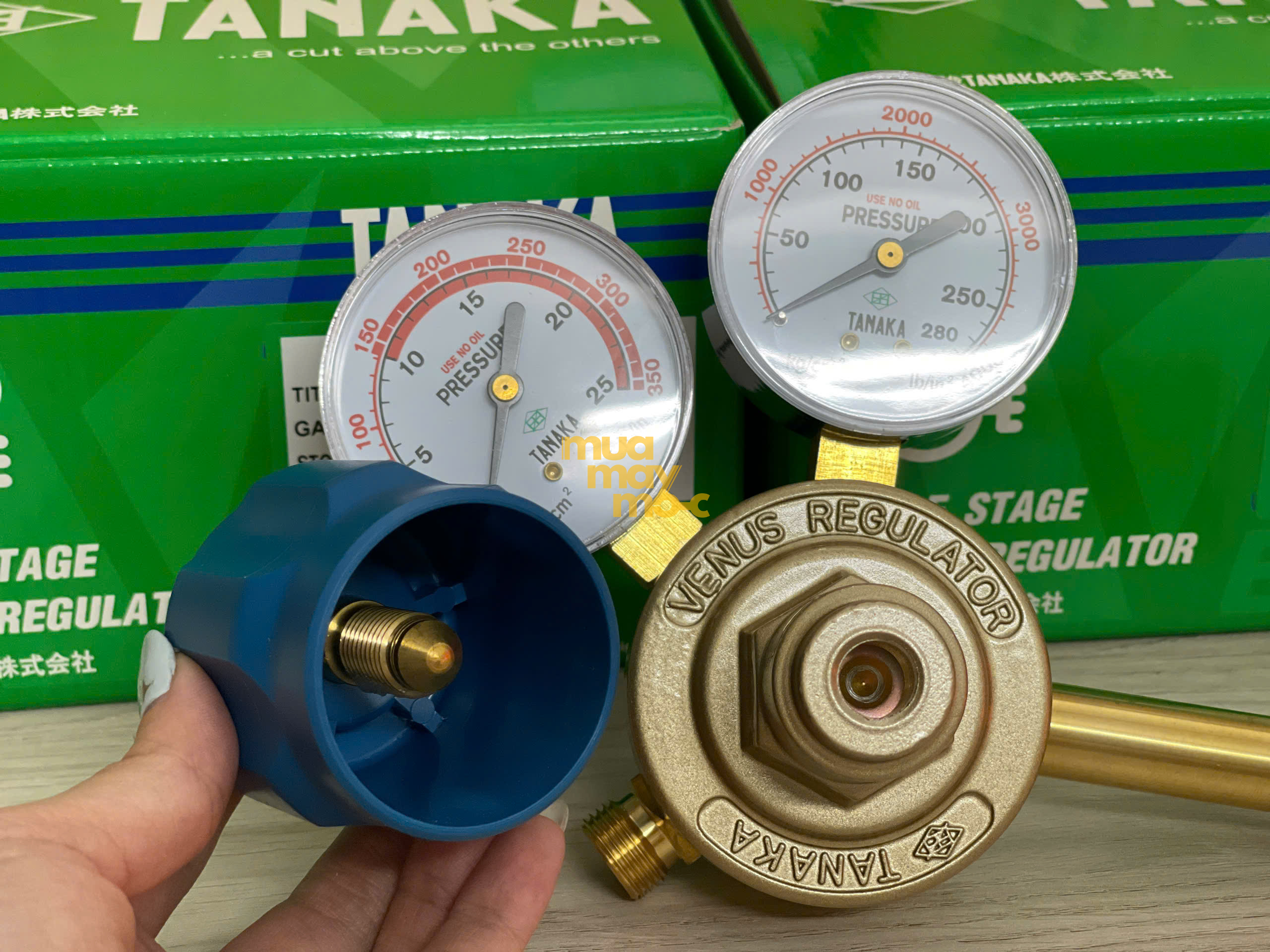 Ứng dụng an toàn của đồng hồ điều áp chuẩn ren Oxy CGA-540L