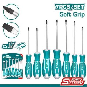 Bộ tuốc nơ vít 7 chi tiết Total THT2506072