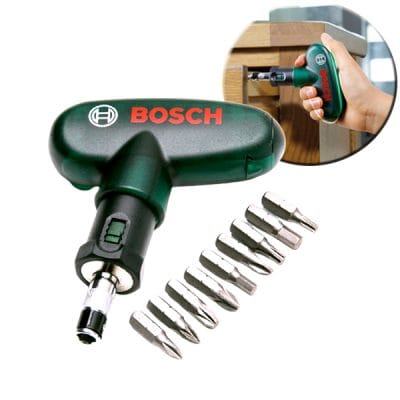 Bộ tuốc nơ vít cầm tay 10 chi tiết Bosch 2607019510