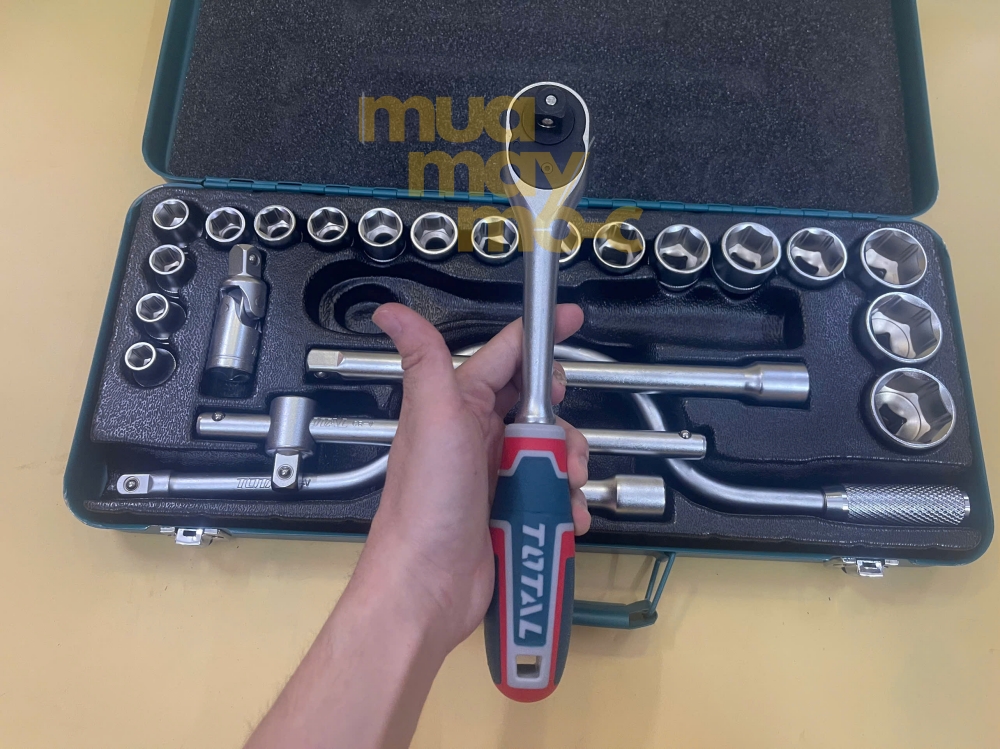 Đầu tuýp 10-32mm trong bộ tuýp Total THT141253 1/2 inch