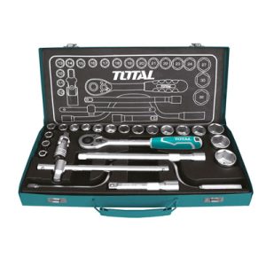 Bộ tuýp 1/2″ 24 chi tiết Total THT141253 10-32mm